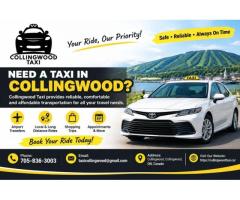 Reliable Collingwood to Pearson Airport Taxi – Book Your Ride