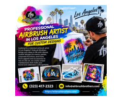 Professional Airbrush Artist in Los Angeles for Custom Designs