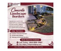 Define Your Yard With Concrete Landscape Borders Near Vero Beach, FL