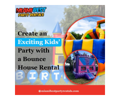 Create an Exciting Kids’ Party with a Bounce House Rental