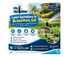 Lawn Sprinklers in Braselton, GA
