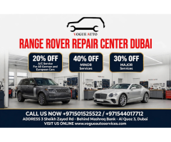 Range Rover Repair Center Dubai - 40% OFF at Vogue Auto Al Quoz