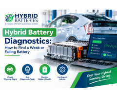 How Hybrid Battery Diagnostics Identify Weak Batteries