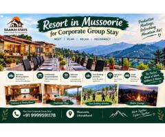 Resort in Mussoorie for Corporate Group Stay