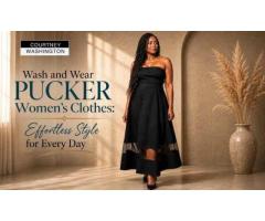 Wash and Wear Pucker Women's Clothes
