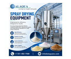 Reliable Spray Drying Equipment for Industrial Processing