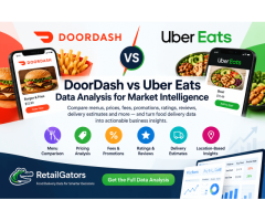 Food Delivery Data Intelligence: Analyzing DoorDash & Uber Eats Data