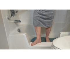 Bathtub to Walk In Shower for Safer, Easier Bathing