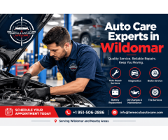 Expert Auto Repair & Care in Wildomar - Call (951) 506-2886