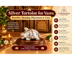 Shop Pure Silver Tortoise Online at Best Price | The Stardust Studio