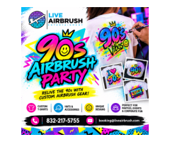 Bring Back the Fun With a 90s Airbrush Party
