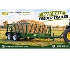 Hay Bale Feeder Trailer for Efficient Farm Feeding