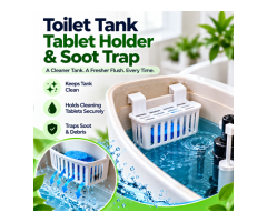 Toilet Tank Tablet Holder & Soot Trap - The Tank Caddy | Free Shipping