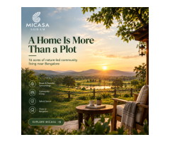 MICASA Realty – Premium Plotted Community Near Bangalore