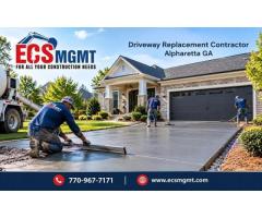 Driveway Replacement Contractor Alpharetta GA