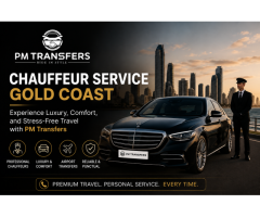 Chauffeur Hire Gold Coast | Premium Travel with PM Transfers