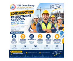 Construction Recruitment Services from India, Nepal