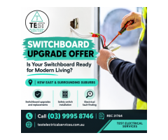 Switchboard Upgrade Electrician Kew East | TEST Electrical Services