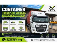 Reliable Container Transport Services in Altona & Melbourne