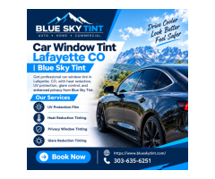 Professional Car Window Tint Lafayette CO | Blue Sky Tint