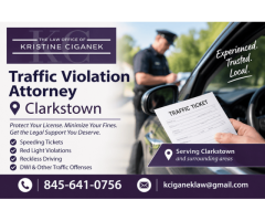 Get Legal Help from a Traffic Violation Attorney in Clarkstown