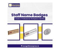 Staff Name Badges: Create a Professional Workplace Identity