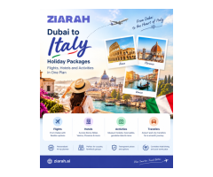 Dubai to Italy Holiday Packages: Flights, Hotels and Activities in One Plan
