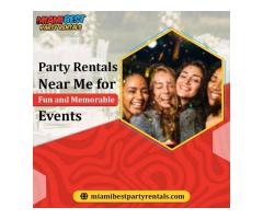 Party Rentals Near Me for Fun and Memorable Events