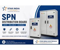 Double Door SPN Distribution Board Manufacturer in India | Star Electrical Industries