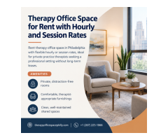 Private Therapy Office Space for Rent with Flexible Pricing Options