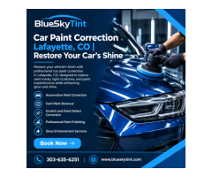 Car Paint Correction in Lafayette, CO | Remove Swirls & Restore Shine