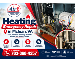 Quick Heating Help for Unexpected Winter Problems in McLean, VA