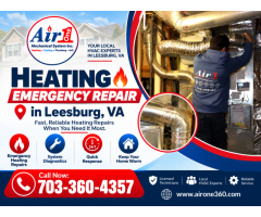 Urgent Home Heating Repair Solutions in Leesburg, VA