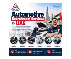 Automotive Recruitment Services in UAE | AJEETS