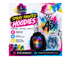 Custom Spray Painted Hoodies for Events and Special Occasions