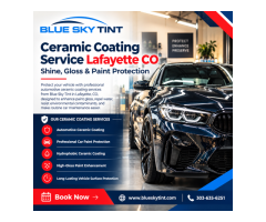 Professional Ceramic Coating Lafayette CO for Glossy Cars