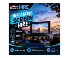 Inflatable Screen Hire in Sydney for Outdoor Movies and Special Events