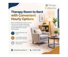 Flexible Therapy Room to Rent by the Hour