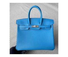 HERMES Birkin 25 Zanzibar Blue