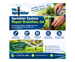 Sprinkler System Repair Braselton, GA