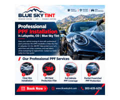 Expert PPF Installation Services in Lafayette, CO  Blue Sky Tint