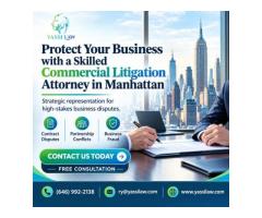 Protect Your Business with a Skilled Commercial Litigation Attorney in Manhattan