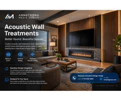 Acoustic Wall Treatments | Armstrong Media Design