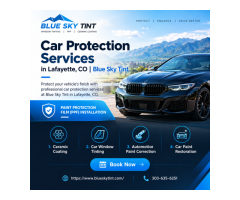 Expert Vehicle Protection Services in Lafayette, CO | Blue Sky Tint