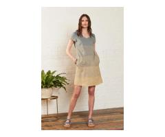 Stylish Handloom Stripe Tunic Dress for Women