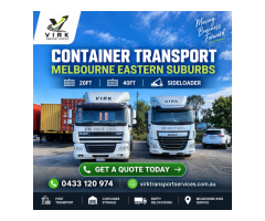 Container Storage Services Melbourne | VIRK TRANSPORT SERVICES