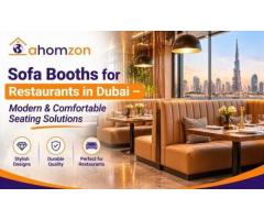 Sofa Booths for Restaurants in Dubai Modern & Comfortable Seating Solutions