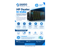 HP Dealer in India – Reliable IT Hardware Solutions by Sanso Network