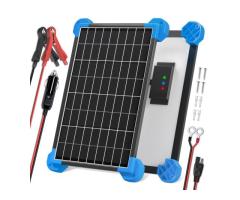 10W 12V Solar Battery Charger Maintainer - POWOXI