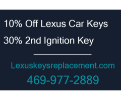Lexus Keys Replacement, Dallas